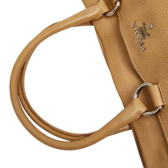PRADA Cream Leather Shoulder Bag - Picture 8 of 13